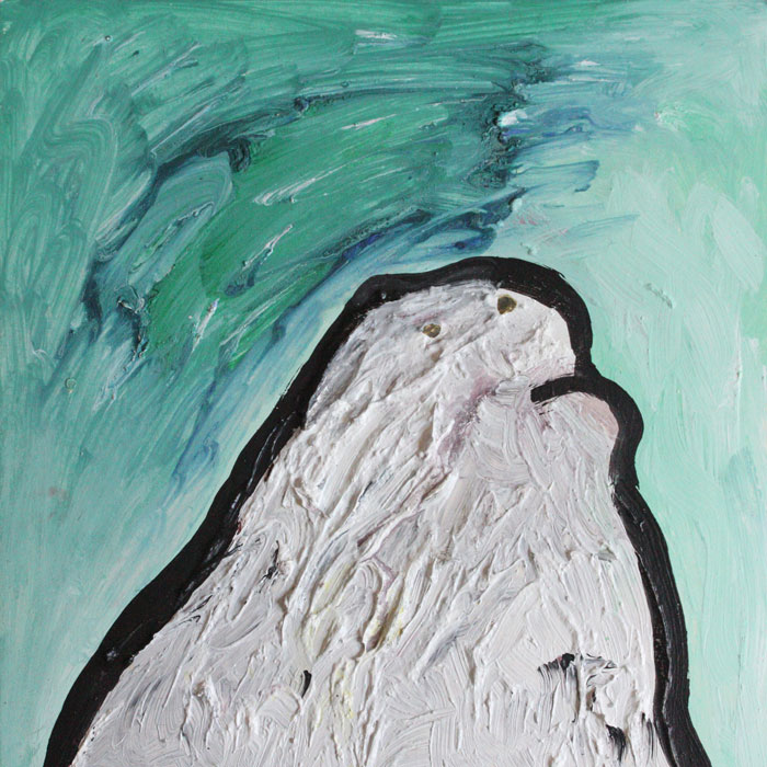 FABIAN GRABER: Die Situation ist der Ambiguitätssucht sehr zuträglich, 2020, Acrylic on cardboard